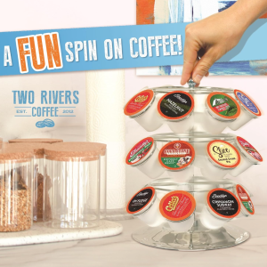 Two Rivers Coffee Medium Roasted Coffee Pods, Kompatibel Mit K Cup Brewers, Enthält 2.0, Verschiedene Probenpackungen, 40 Count